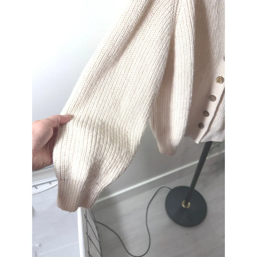 Bellerose Dosany‎ Cardigan loose boxy fit trending luxe Ribbed Knit 0 SM nwot